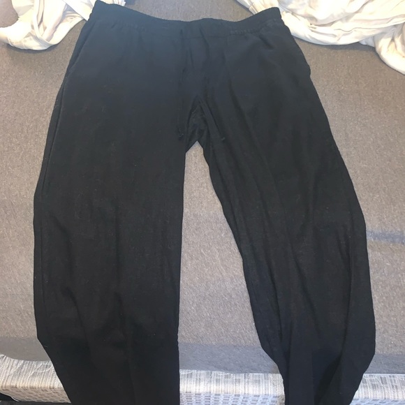 Black linen pants - Picture 1 of 3